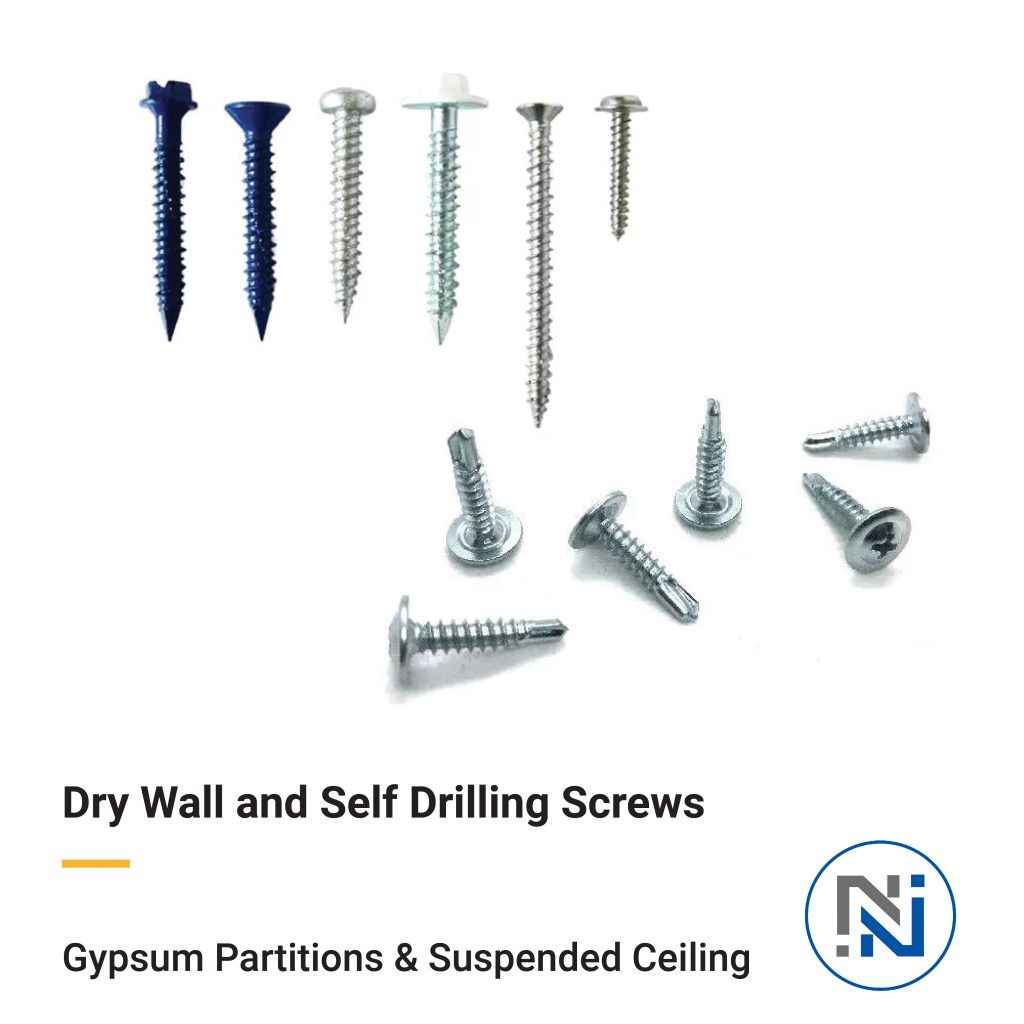 This combination of drywall and self-drilling screws is perfect for any kind of project. The screws are made from high-quality steel for maximum durability and strength.